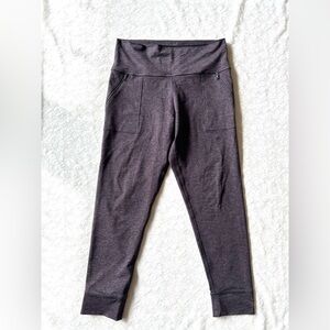 Aerie the hugger legging zip pockets heathered purple high rise size XL